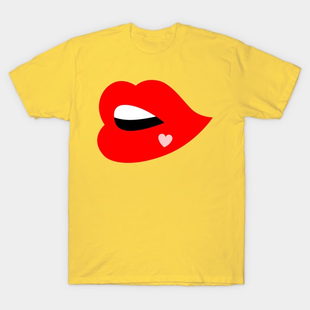 Sweet Lip T-Shirt by hahaha.creative